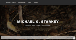 Desktop Screenshot of michaelgstarkey.com