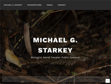 Tablet Screenshot of michaelgstarkey.com